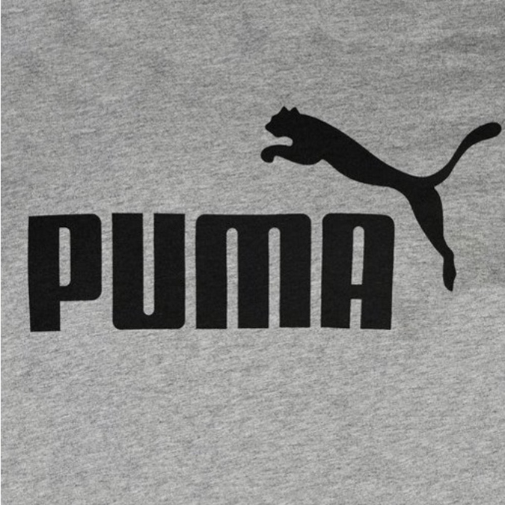 Men’s XXL Grey & Black Big Cat Puma Logo Short Sleeve T-shirt, brand new! - Picture 2 of 6